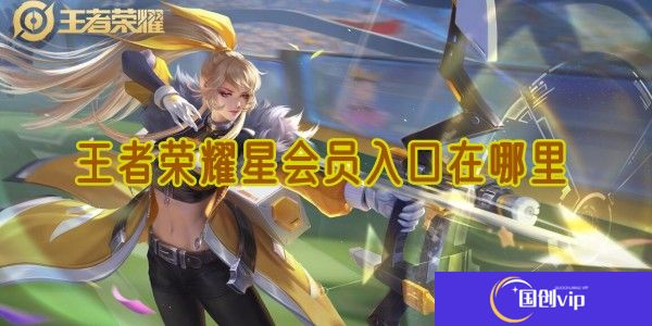 王者荣耀星会员入口在哪里