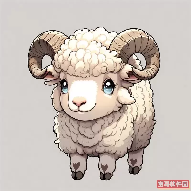 羊了个羊的卡通图片图2