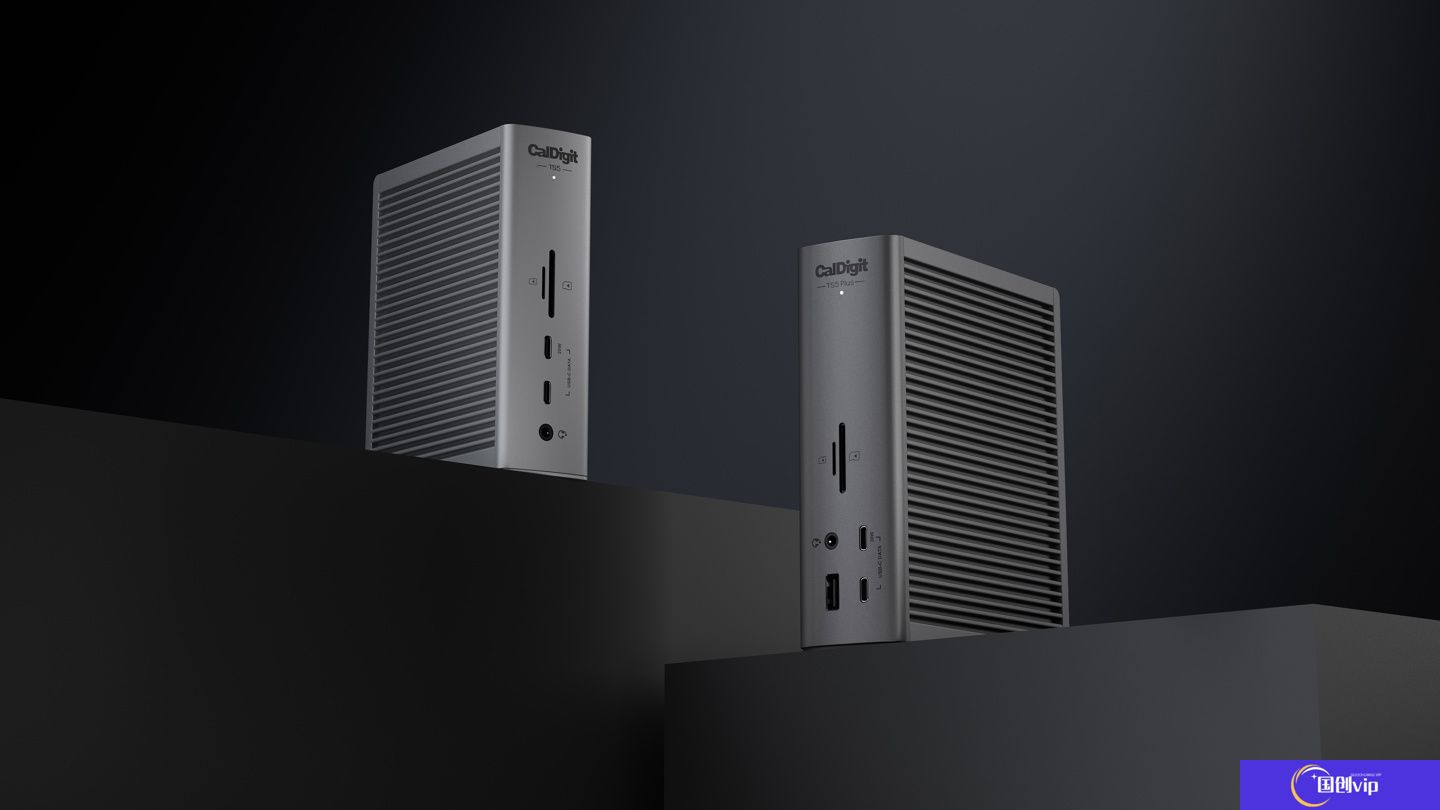 CalDigit 推出 TS5 / TS5 Plus 雷电 5 扩展坞，Plus 款提供 10GbE RJ45 网口