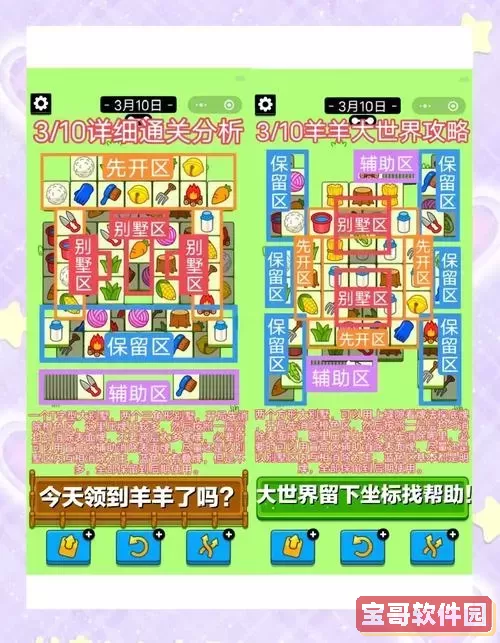 羊了个羊一天一关怎么玩第三关