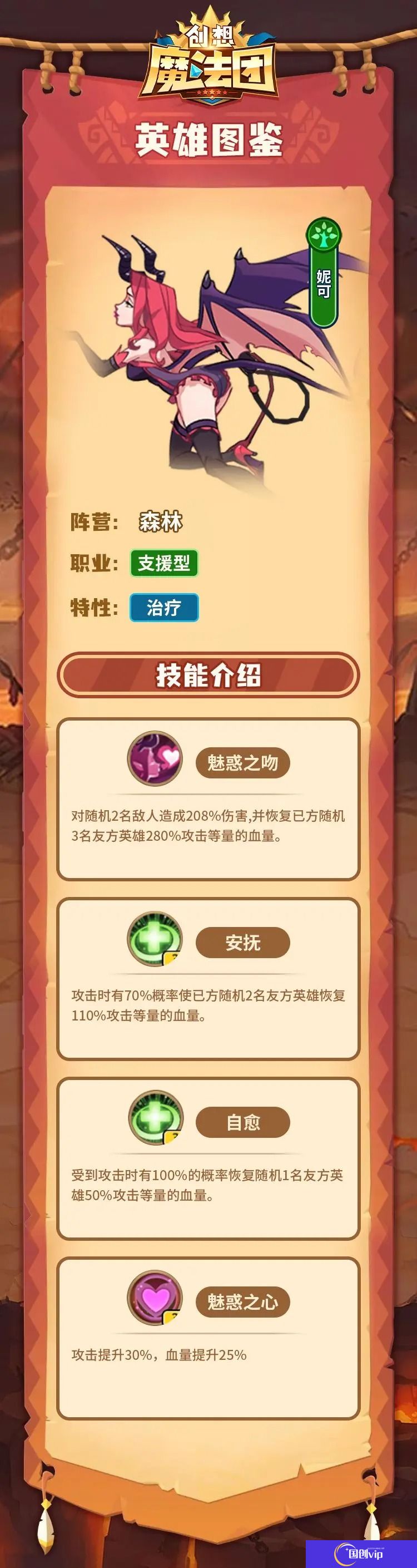 创想魔法团妮可技能介绍-妮可阵容搭配建议
