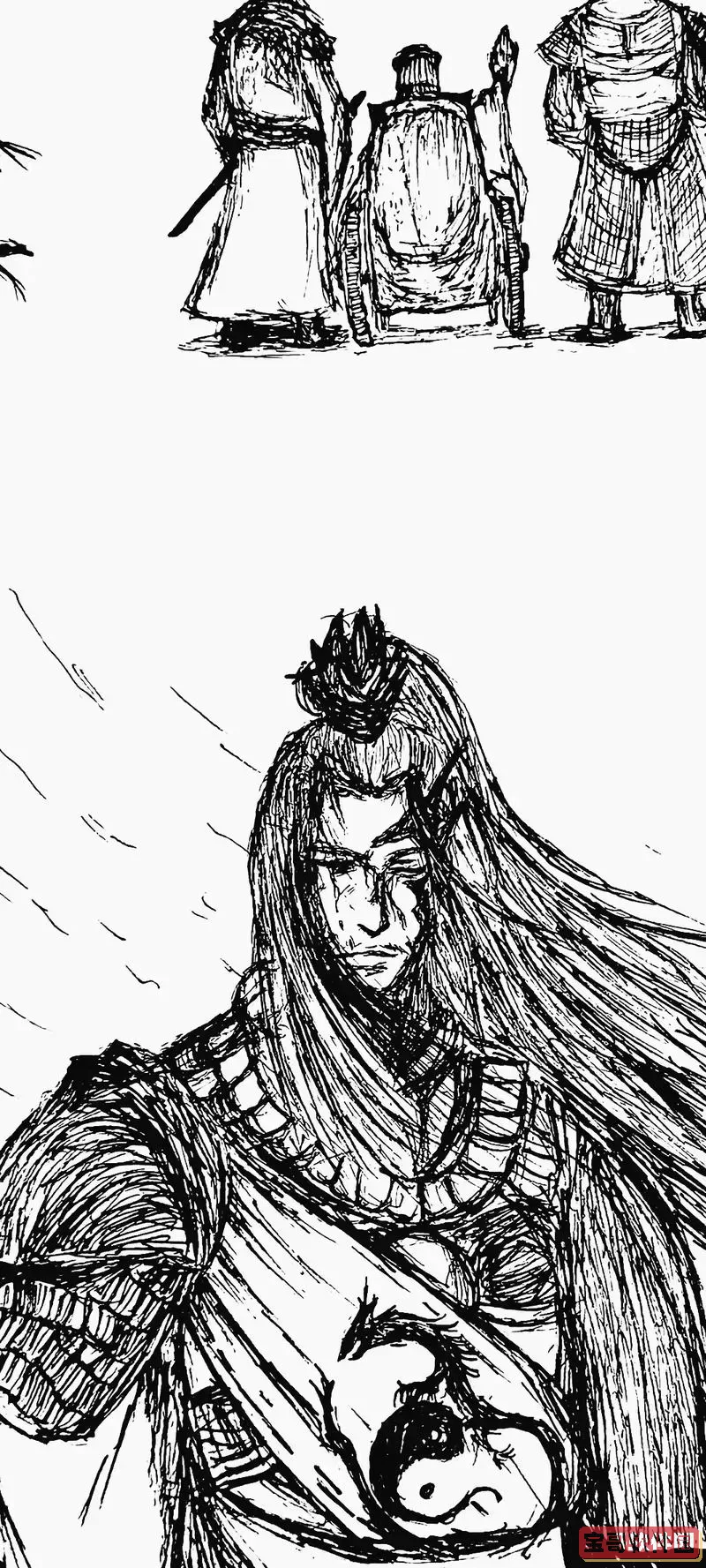 三国杀姜维手绘
