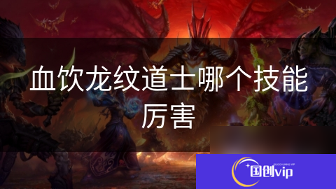 血饮龙纹道士哪个技能厉害