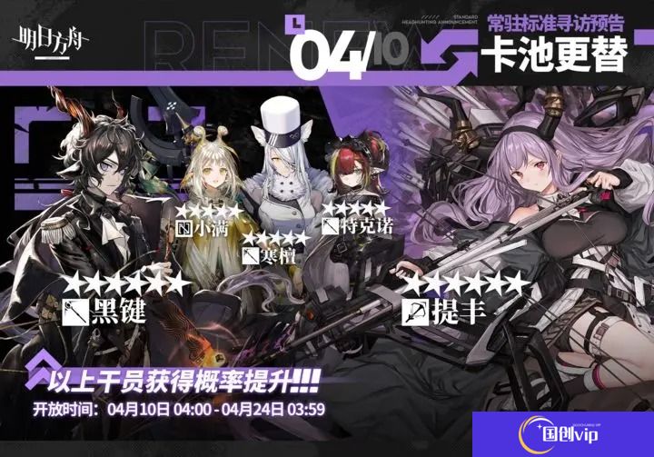 明日方舟常驻标准寻访情报一览