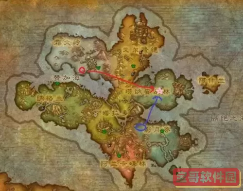 暴风城怎么去地狱火半岛图2