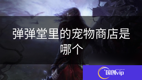 弹弹堂里的宠物商店是哪个