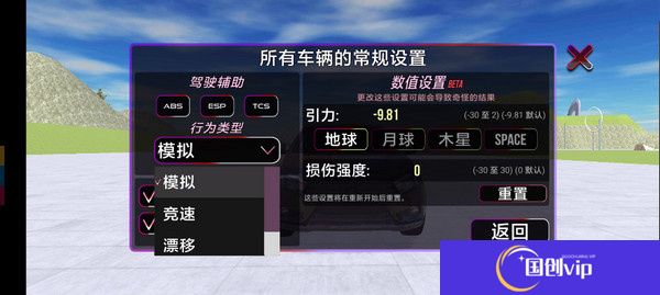 VAZ碰撞模拟